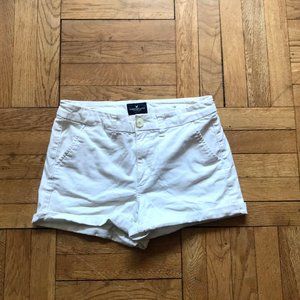 American Eagle White Shorts